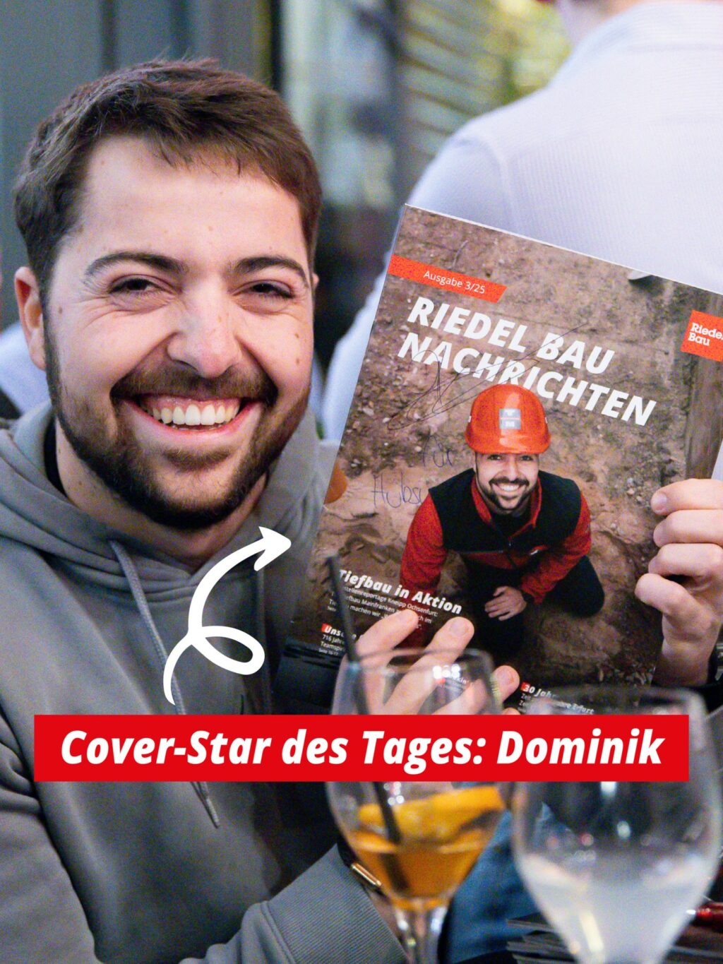 Instagram post from riedelbau. This post is in position 2.